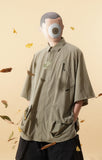 Capsule 01 /  CT010 Nylon Pocket Shirt (Khaki)