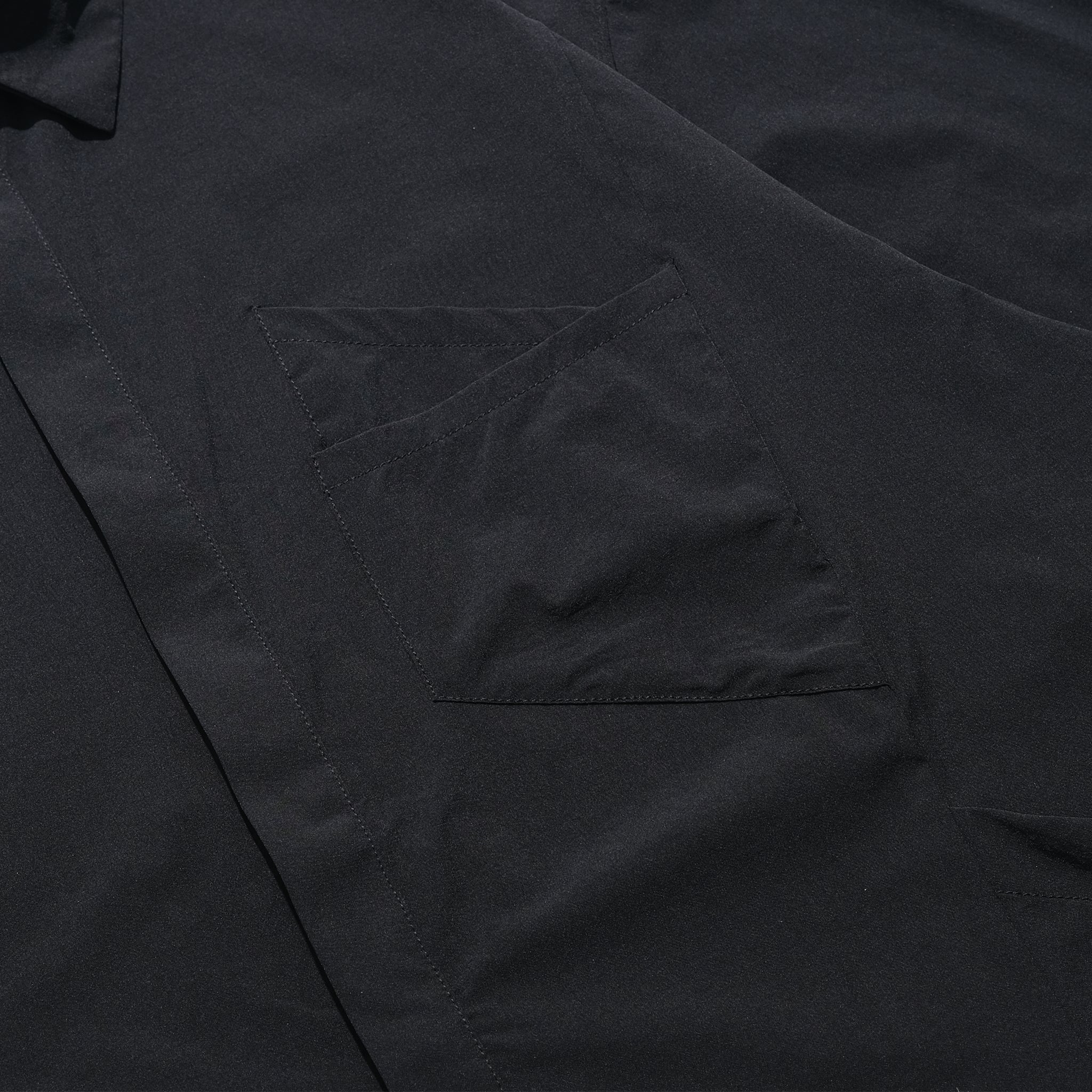 Capsule 02 / CT102 Nylon Layer Pocket Shirt (Black)