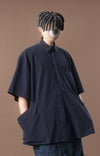 Capsule 02 / CT102 Nylon Layer Pocket Shirt (Navy)