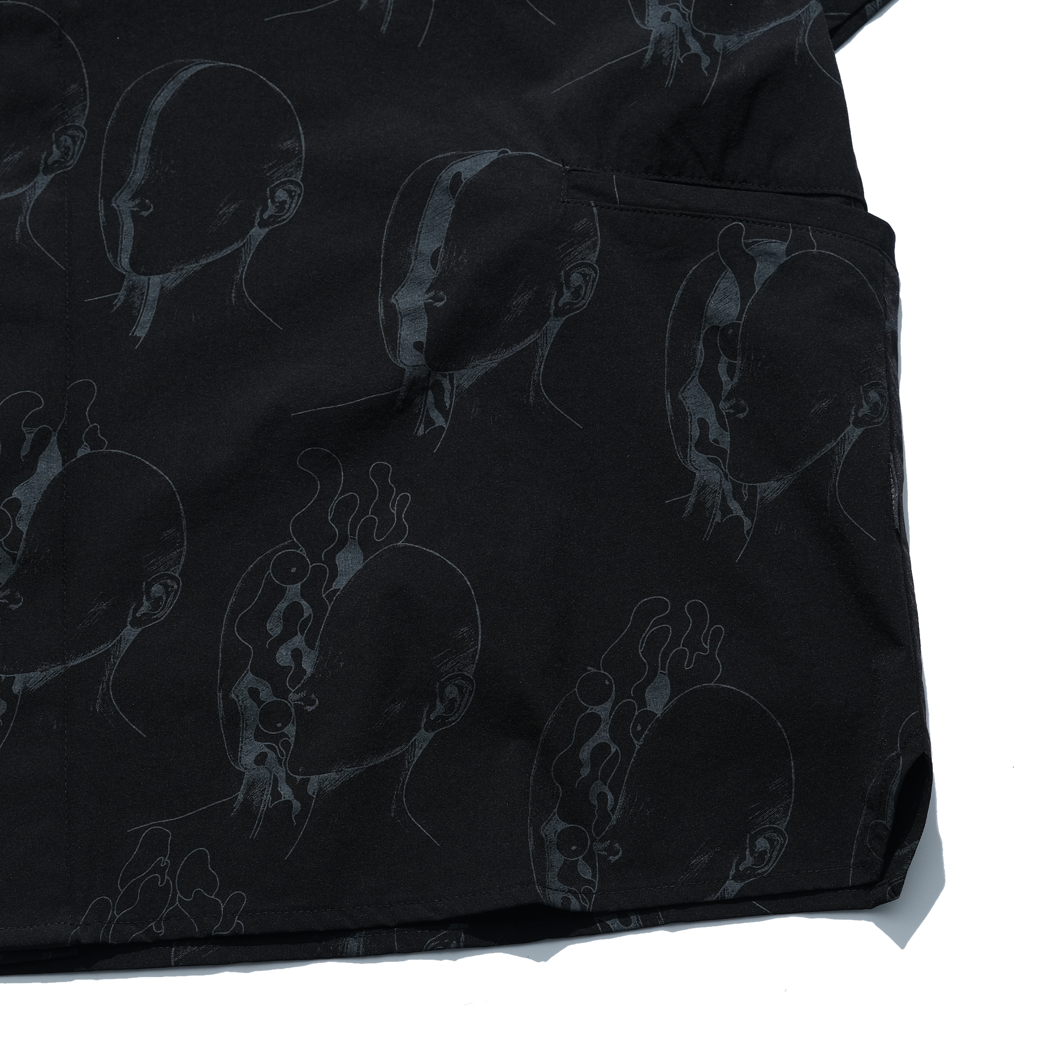 Capsule 03 / CT103 Nylon “Parasyte” Shirt (Black)