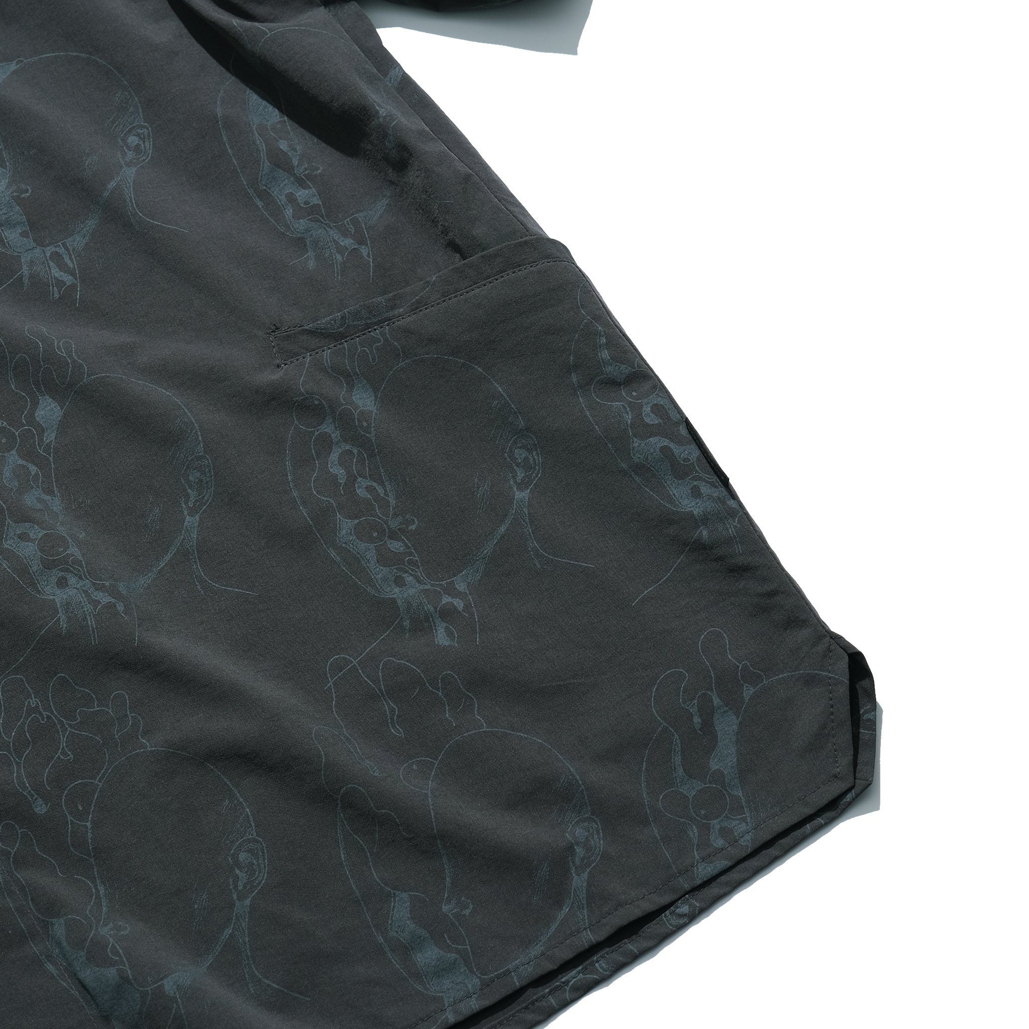 Capsule 03 / CT103 Nylon “Parasyte” Shirt (Green Grey)