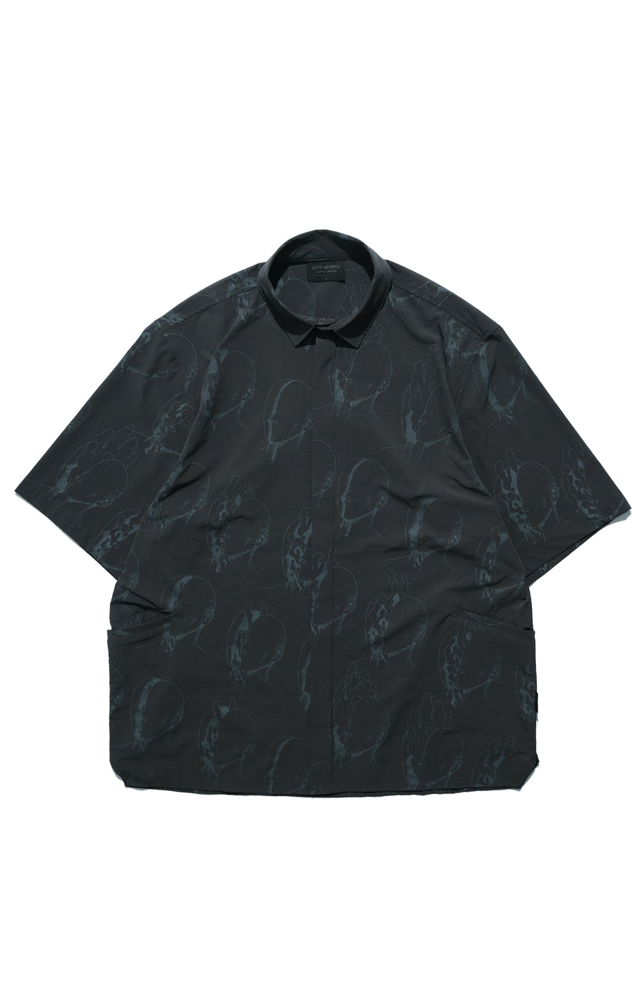 Capsule 03 / CT103 Nylon “Parasyte” Shirt (Green Grey)