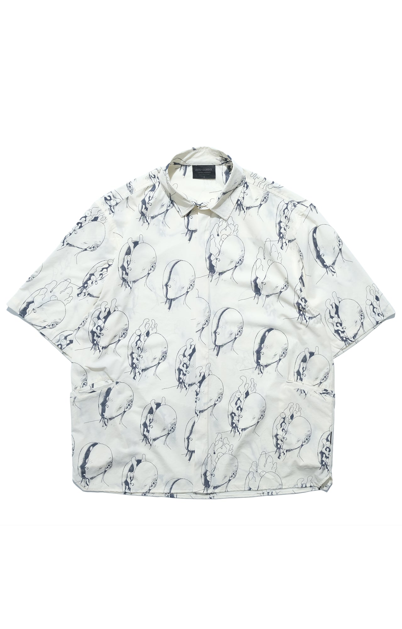 Capsule 03 / CT103 Nylon “Parasyte” Shirt (Cream White)