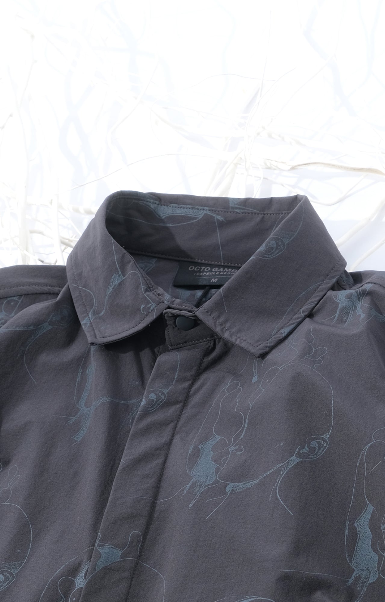 Capsule 03 / CT103 Nylon “Parasyte” Shirt (Green Grey)