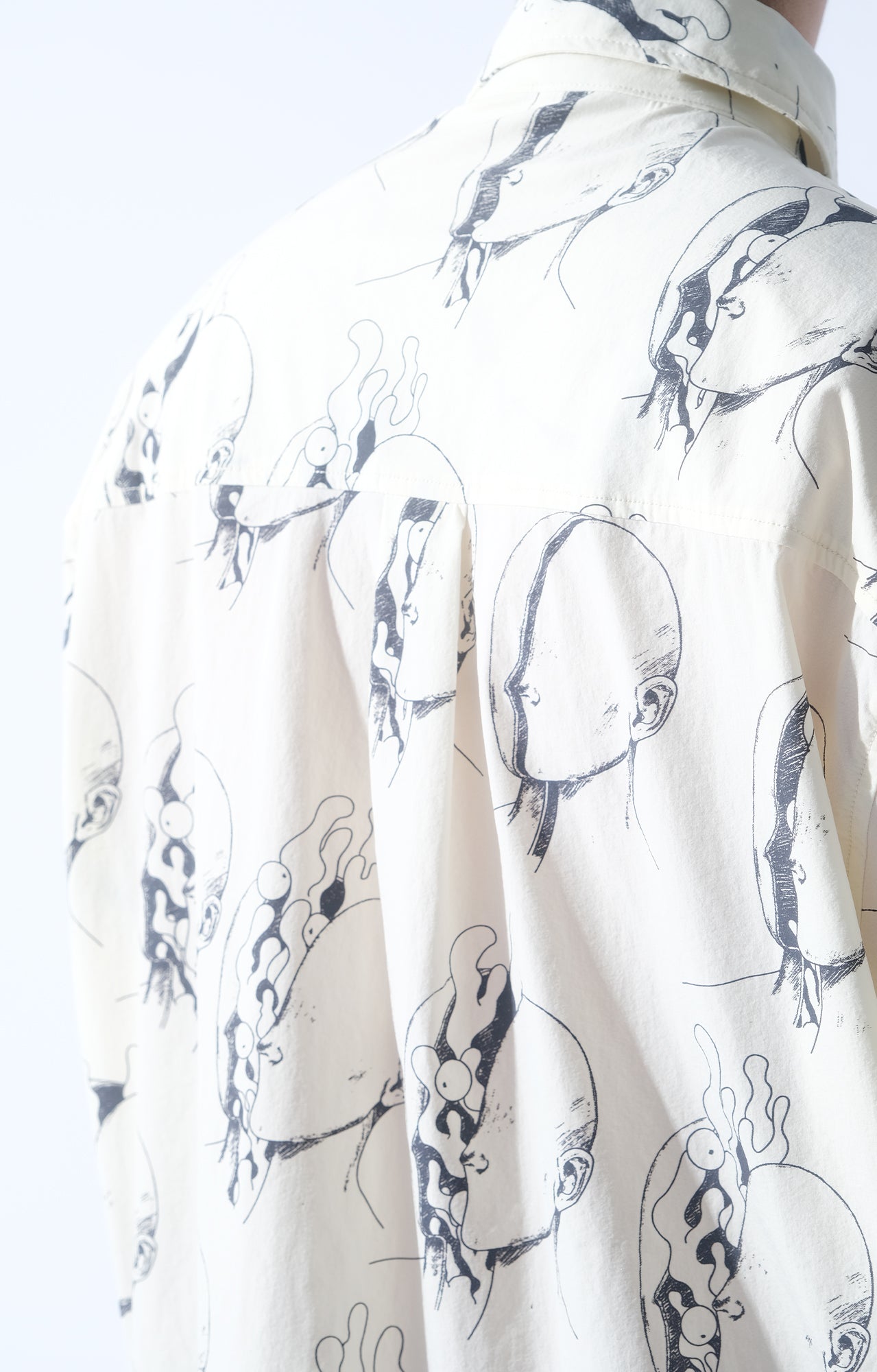 Capsule 03 / CT103 Nylon “Parasyte” Shirt (Cream White)