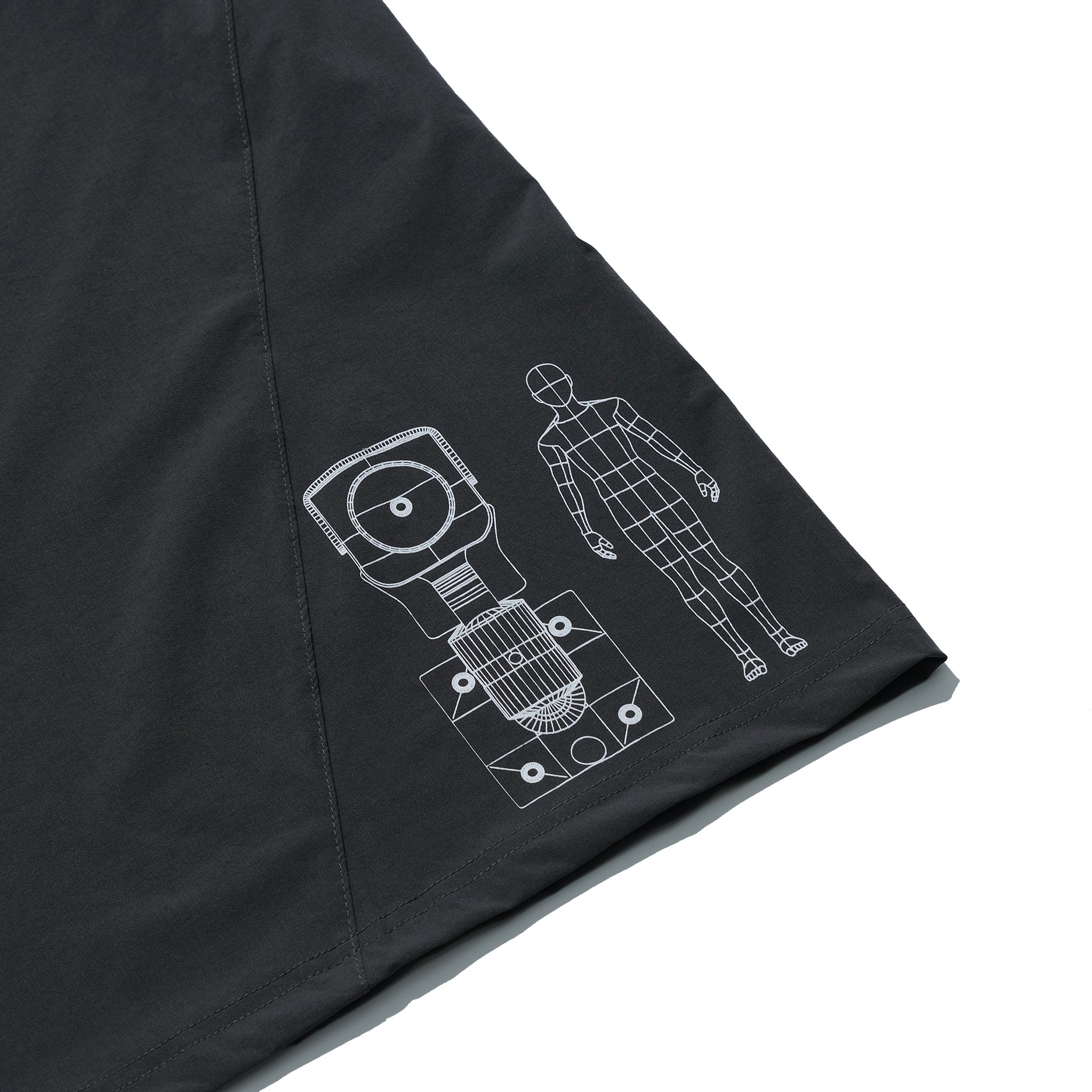 Capsule 02 / CH011 Nylon “CCTV” T-Shirt (Pewter Green)