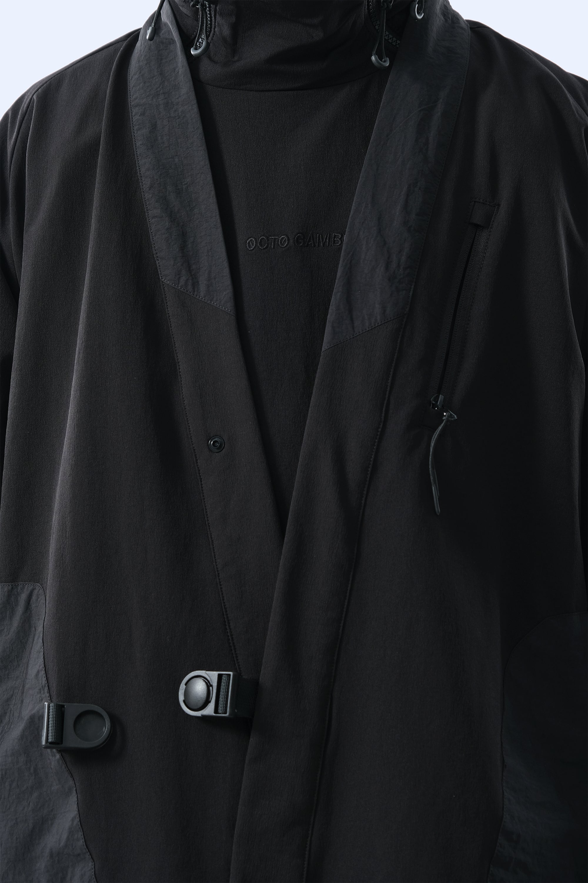 Capsule 03 / CSJ-004 Panelled Kimono Jacket  (Black)