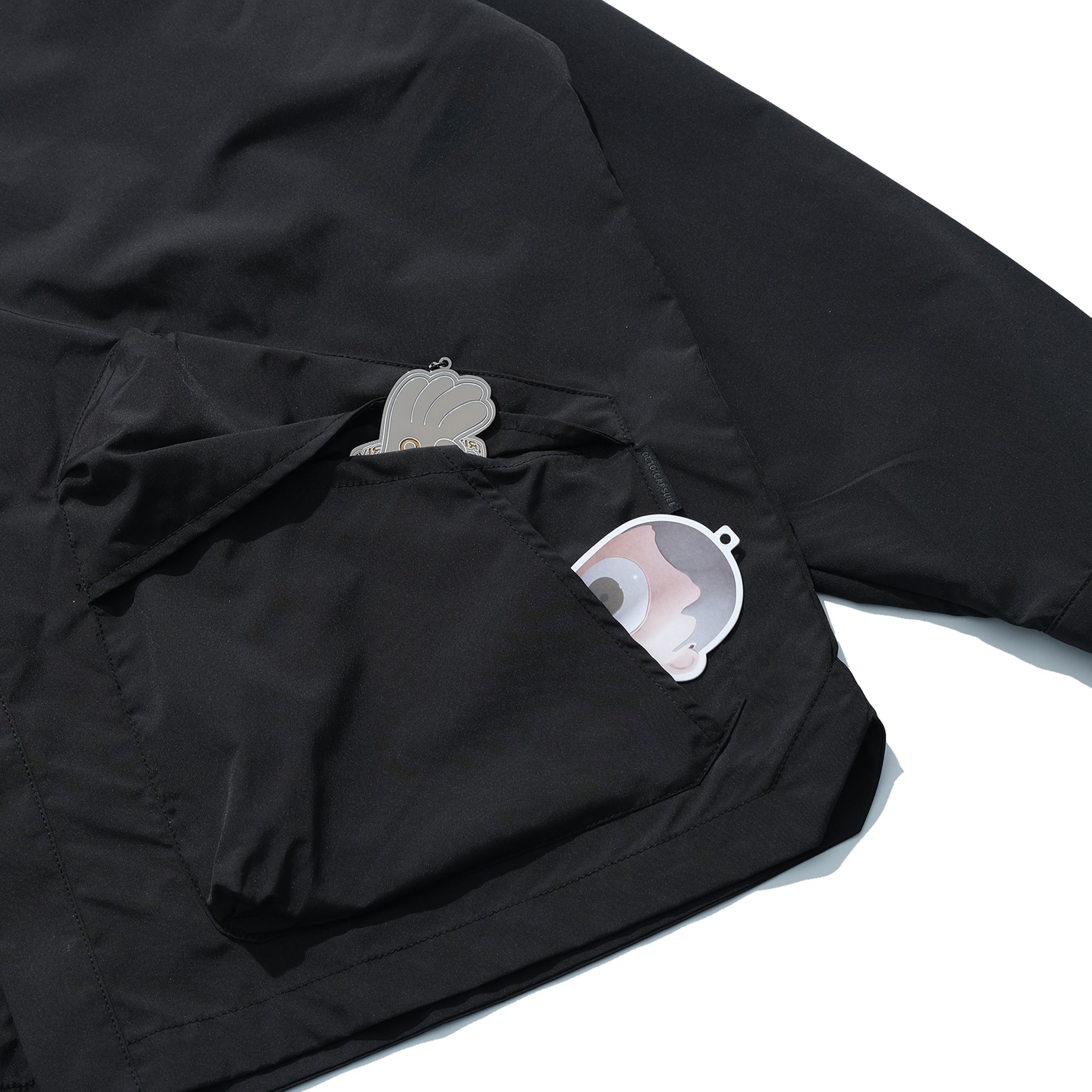 Capsule 01 / CST-110 3D Pocket Nylon Shirt  (Black)
