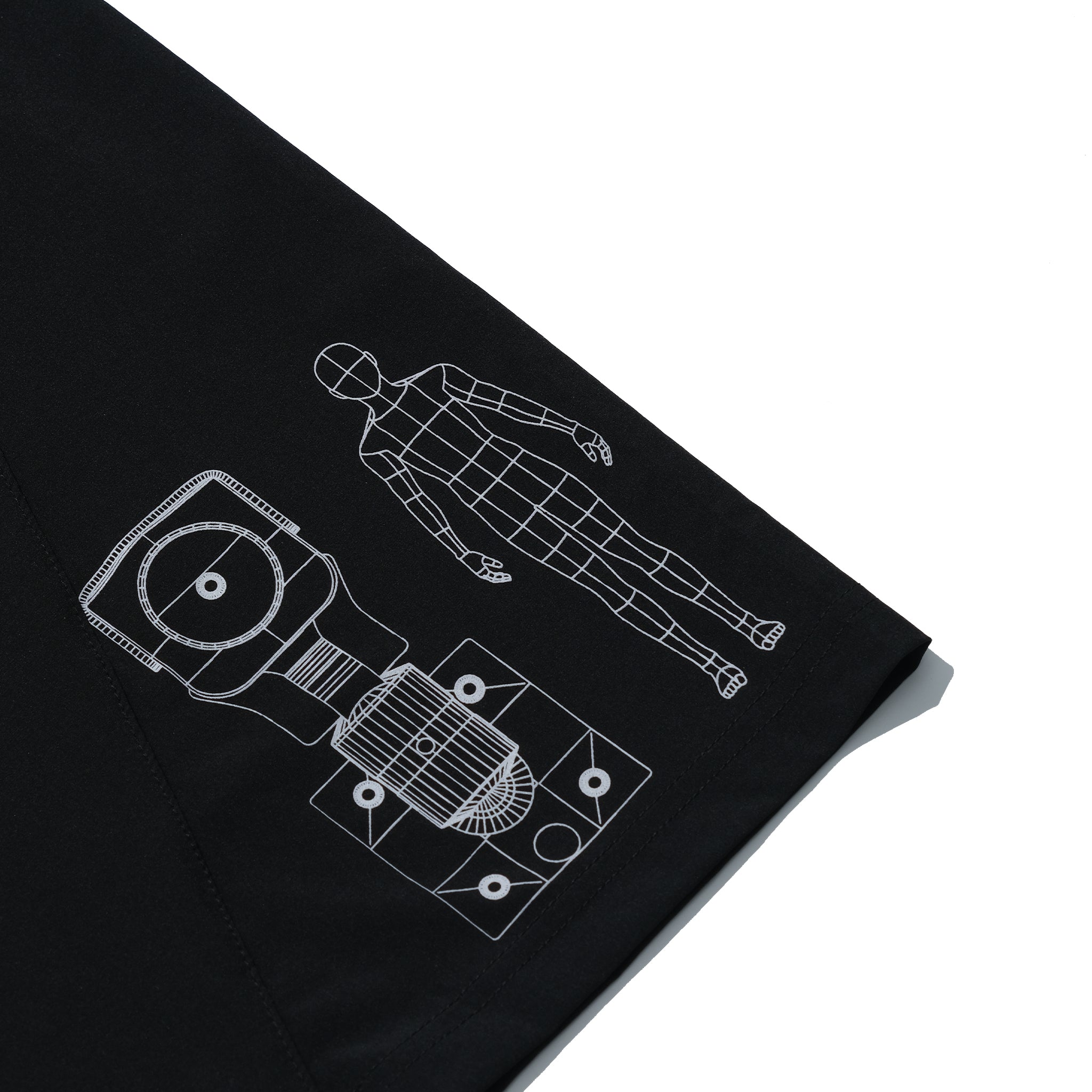 Capsule 02 / CH011 Nylon “CCTV” T-Shirt (Black)
