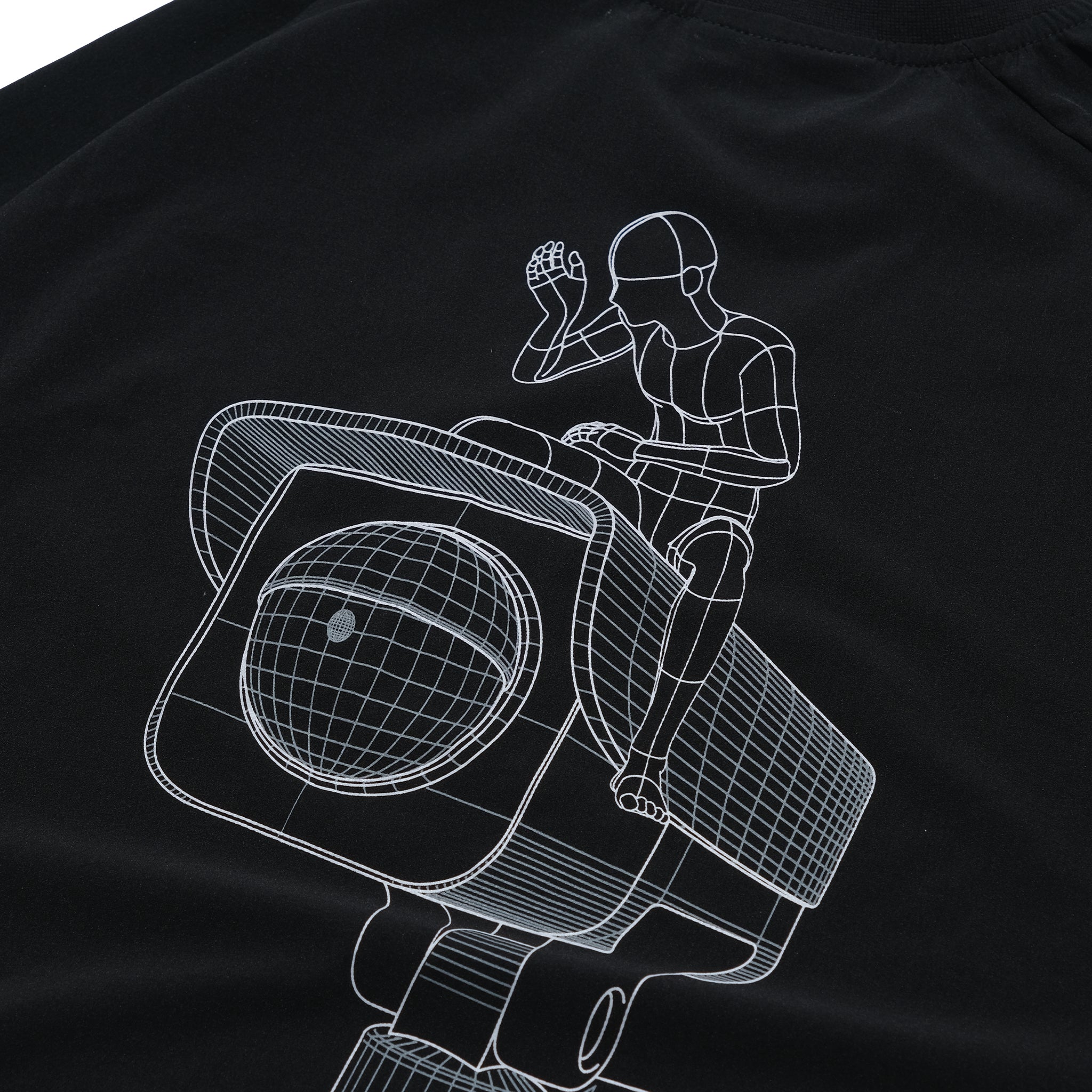 Capsule 02 / CH011 Nylon “CCTV” T-Shirt (Black)