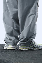 Capsule 03 / CSP-124 Adjustable Panelled Relaxed Pants  (Light Grey)
