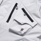 AW22 / 03 — J22-022 Expandable Crossbag Windbreaker (Ivory Grey)