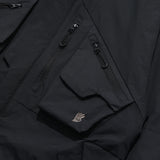 AW22 / 03 — J22-022 Expandable Crossbag Windbreaker (Black)