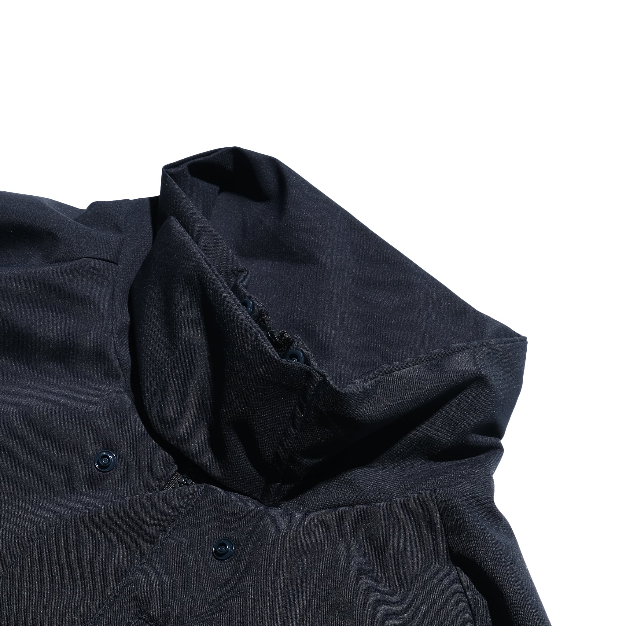 AW22 / 04 —J22-023 3-collar Trapezoidal Jacket (Navy)