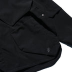 AW22 / 04 —J22-023 3-collar Trapezoidal Jacket (Black)