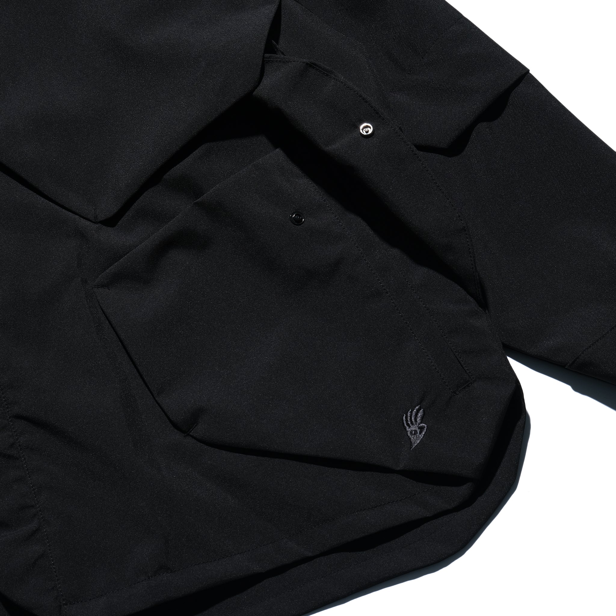 AW22 / 04 —J22-023 3-collar Trapezoidal Jacket (Black)