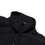 AW22 / 04 —J22-023 3-collar Trapezoidal Jacket (Black)