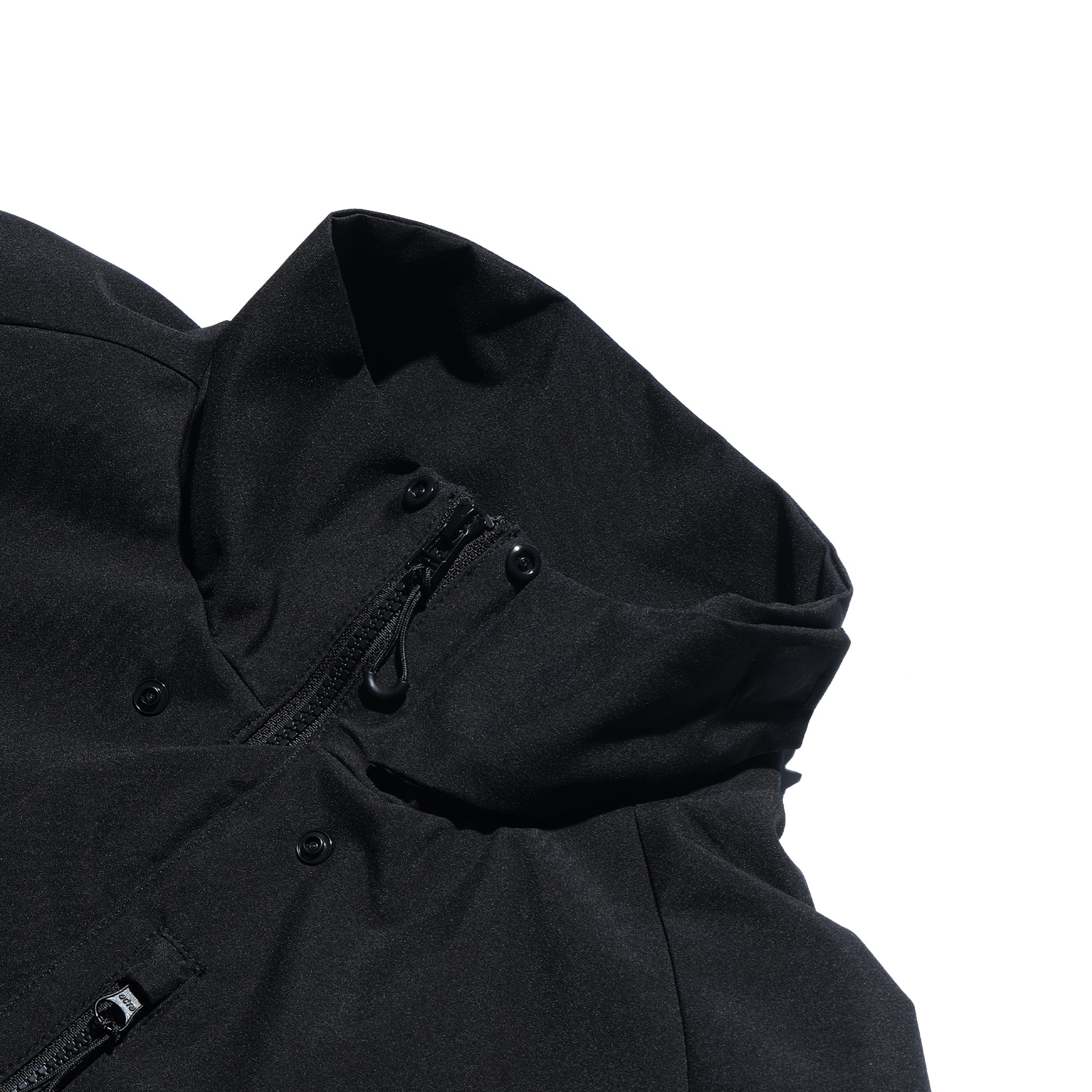 AW22 / 04 —J22-023 3-collar Trapezoidal Jacket (Black)