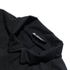 AW22 / 04 —J22-023 3-collar Trapezoidal Jacket (Black)