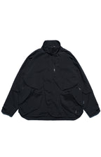 AW22 / 04 —J22-023 3-collar Trapezoidal Jacket (Black)
