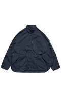 AW22 / 04 —J22-023 3-collar Trapezoidal Jacket (Navy)