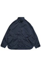 AW22 / 04 —J22-023 3-collar Trapezoidal Jacket (Navy)