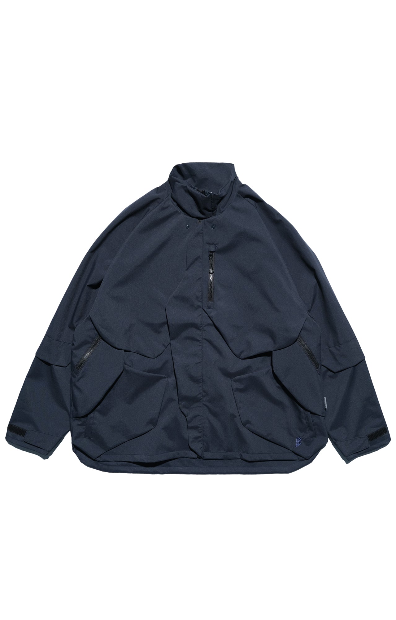 AW22 / 04 —J22-023 3-collar Trapezoidal Jacket (Navy)
