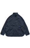 AW22 / 04 —J22-023 3-collar Trapezoidal Jacket (Navy)