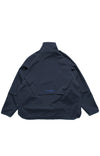 AW22 / 04 —J22-023 3-collar Trapezoidal Jacket (Navy)