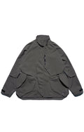 AW22 / 04 —J22-023 3-collar Trapezoidal Jacket (Gauntlet Grey)