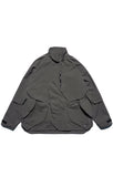 AW22 / 04 —J22-023 3-collar Trapezoidal Jacket (Gauntlet Grey)