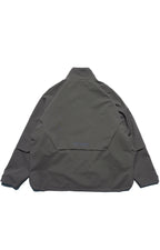 AW22 / 04 —J22-023 3-collar Trapezoidal Jacket (Gauntlet Grey)