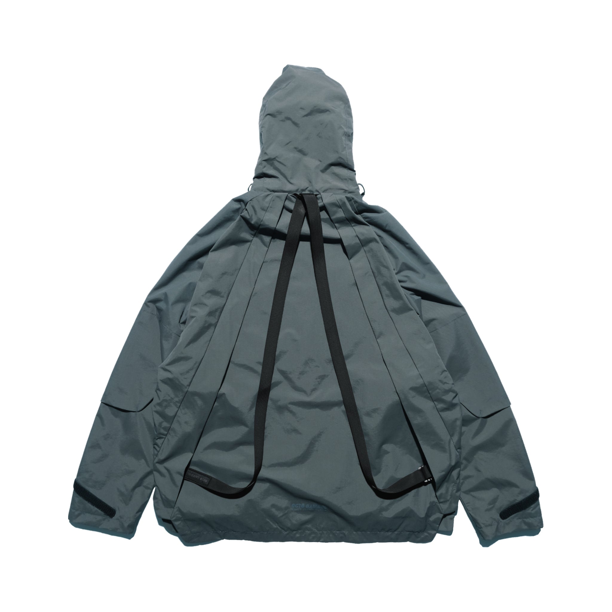 AW22 / 06 —J22-024  Flexible Collar Windbreaker (Gauntlet Green)