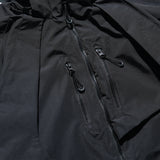 AW22 / 06 —J22-024  Flexible Collar Windbreaker (Black)