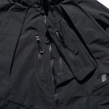 AW22 / 06 —J22-024  Flexible Collar Windbreaker (Black)