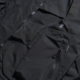 AW22 / 06 —J22-024  Flexible Collar Windbreaker (Black)