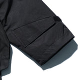 AW22 / 06 —J22-024  Flexible Collar Windbreaker (Black)