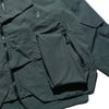 AW22 / 06 —J22-024  Flexible Collar Windbreaker (Gauntlet Green)