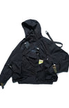 AW22 / 06 —J22-024  Flexible Collar Windbreaker (Black)