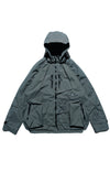 AW22 / 06 —J22-024  Flexible Collar Windbreaker (Gauntlet Green)