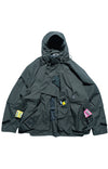 AW22 / 06 —J22-024  Flexible Collar Windbreaker (Gauntlet Green)