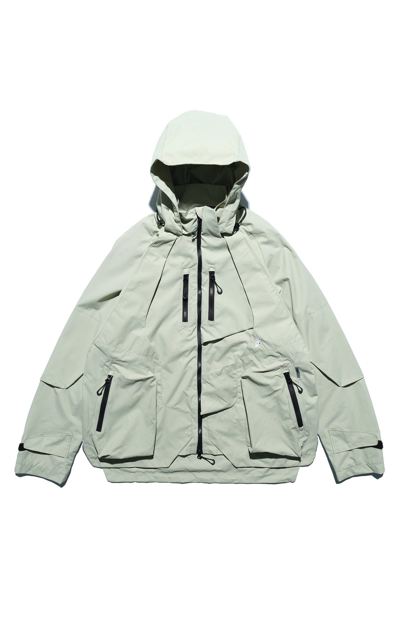 AW22 / 06 —J22-024  Flexible Collar Windbreaker (Mint Green)