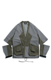 AW21 / 01⁠ KM-001 Panelled Kimono (Green)