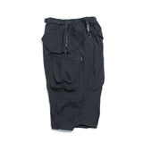 AW21 / 04 LP-106 Flexible Trapezoidal Pants (Black)