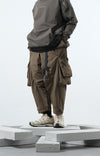 AW21 / 04 LP-106 Flexible Trapezoidal Pants (Brown)