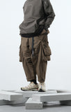AW21 / 04 LP-106 Flexible Trapezoidal Pants (Brown)