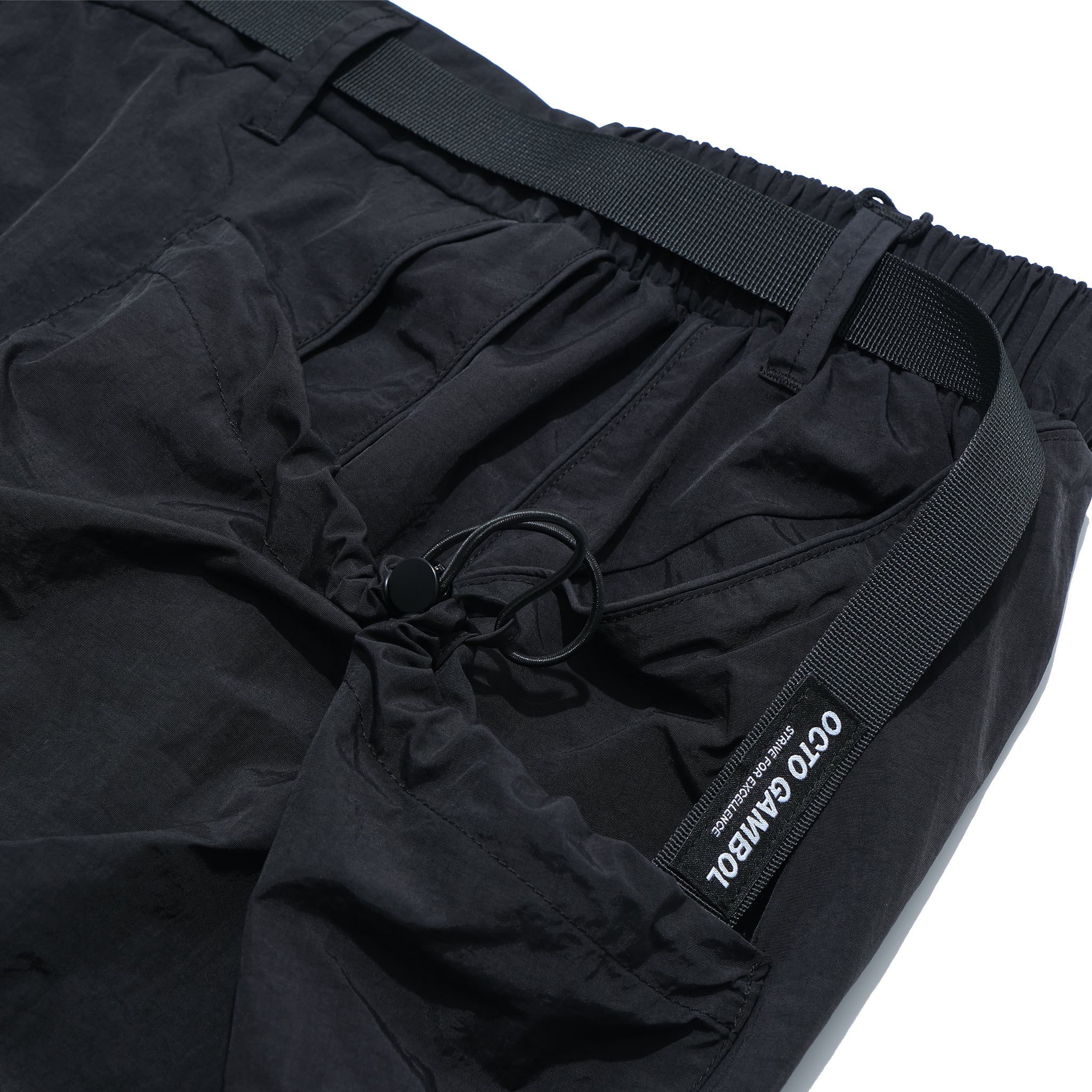 Pre-season LP-114 Drawstring Pocket Pants (Black)
