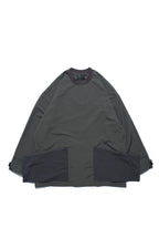 Capsule 01 / CST-111 Flexible Pocket Nylon Long Sleeve T-shirt  (Pewter Green)