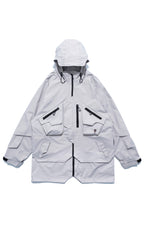 AW22 / 03 — J22-022 Expandable Crossbag Windbreaker (Ivory Grey)