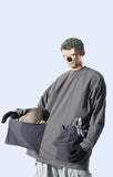 Capsule 01 / CST-111 Flexible Pocket Nylon Long Sleeve T-shirt  (Pewter Green)